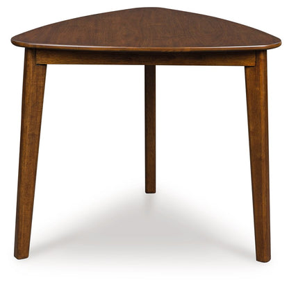 Tameride - Triangle Dining Room Table - Brown by Ashley – view 4