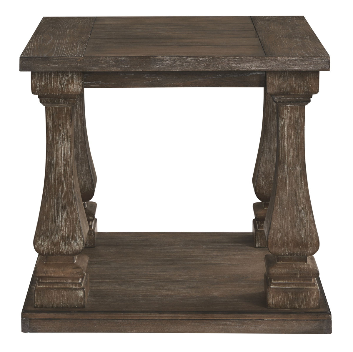 Johnelle - Rectangular End Table - Gray by Ashley – view 3