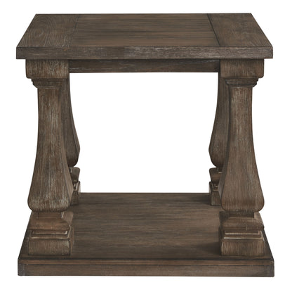 Johnelle - Rectangular End Table - Gray by Ashley – view 3