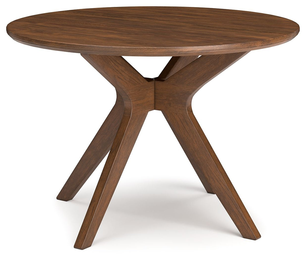 Lyncott - Round Dining Room Table - Brown by Ashley – Dining Tables