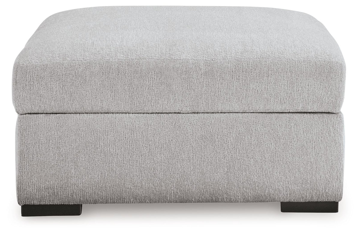 Gabyleigh - Ottoman With Storage - Nickel – view 2