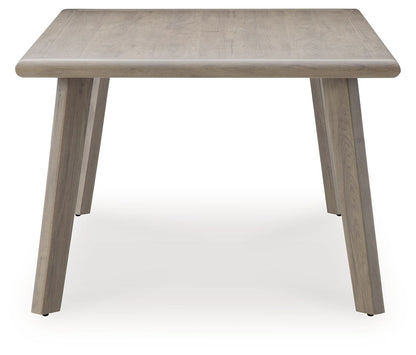 Cliff Trails - Rectangle Dining Table With Umbrella Option - Beige by Ashley – view 4