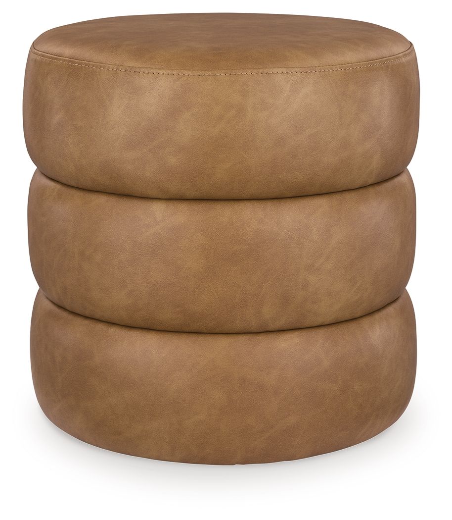 Ummi - Swivel Accent Ottoman by Ashley – Accent Ottomans