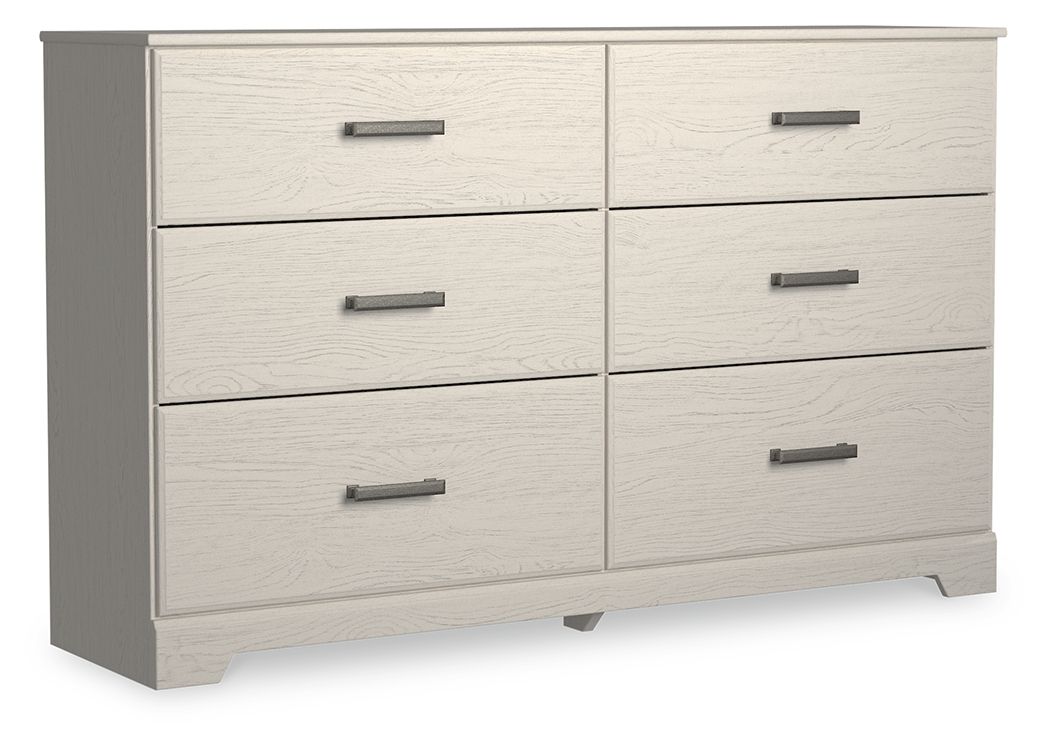 Stelsie - Six Drawer Dresser - White by Ashley – Dressers