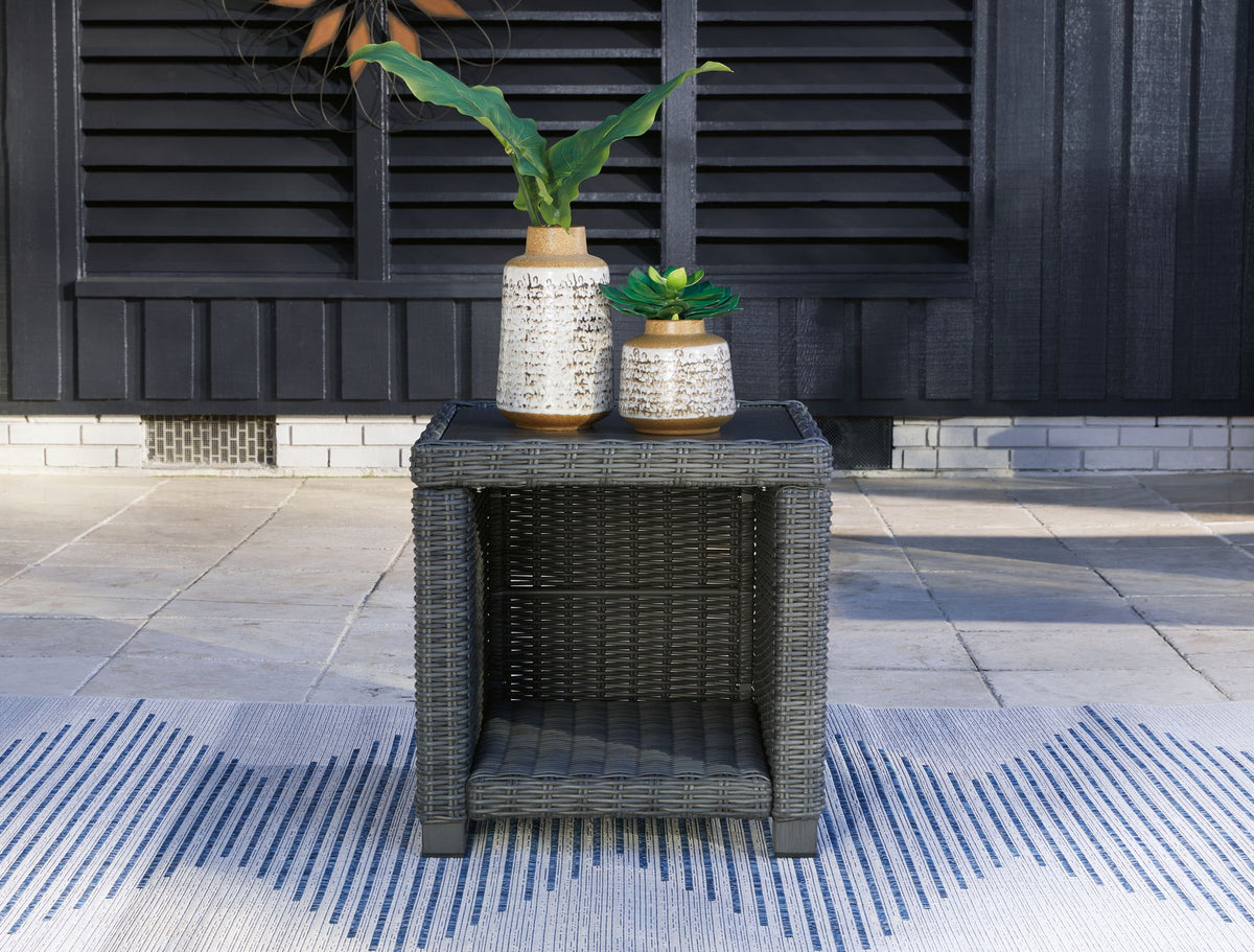 Elite Park - Square End Table - Gray by Ashley – view 3