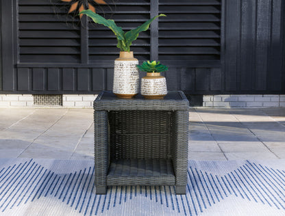 Elite Park - Square End Table - Gray by Ashley – view 3