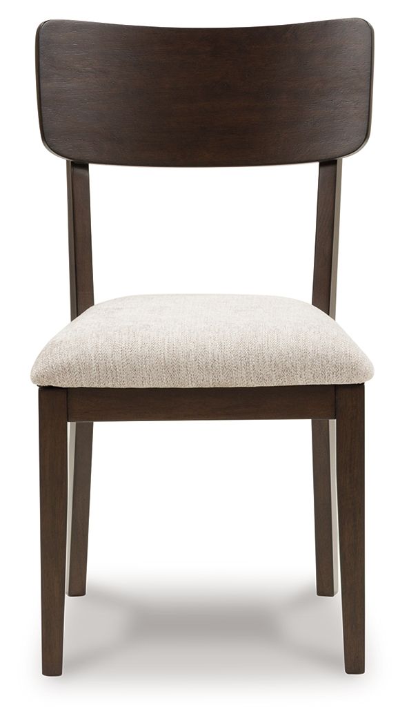 Shorbyn - Dining Upholstered Side Chair (Set of 2) - Merlot by Ashley – view 4