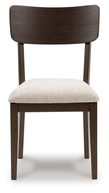 Shorbyn - Dining Upholstered Side Chair (Set of 2) - Merlot by Ashley – view 4