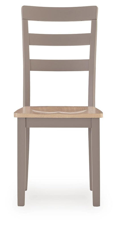 Harperfeld - Dining Room Side Chair (Set of 2) - Natural / Gray by Ashley – view 4