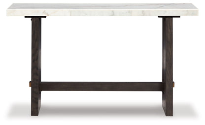 Burkhaus - Sofa Table - White / Dark Brown by Ashley – view 4