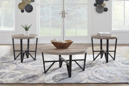 Deanlee - Occasional Table Set (Set of 3) - Grayish Brown / Black by Ashley – view 4