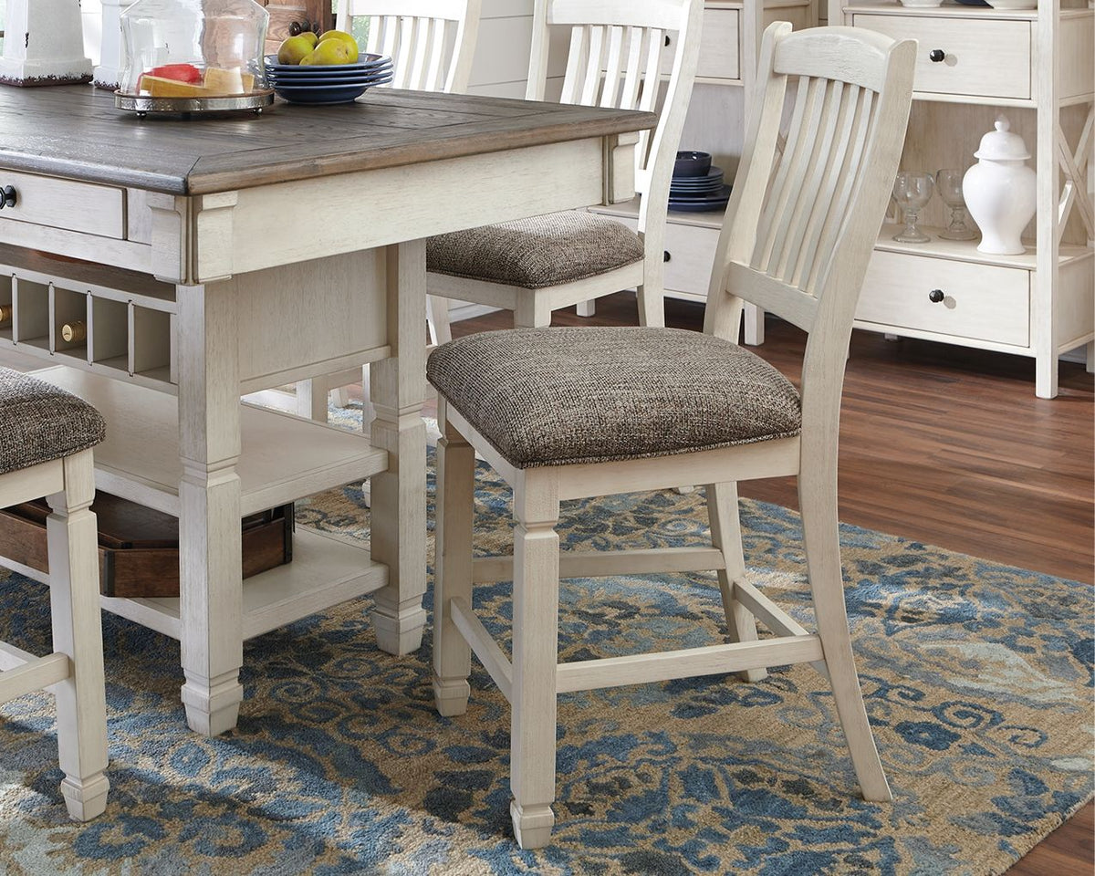 Bolanburg - Upholstered Barstool (Set of 2) - Beige by Ashley – view 3
