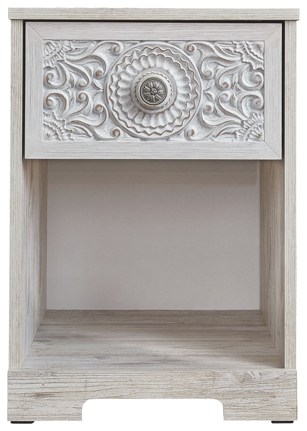 Paxberry - One Drawer Night Stand - Whitewash by Ashley – view 4