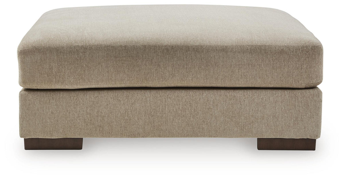 Linenhause - Oversized Accent Ottoman - Dune – view 2