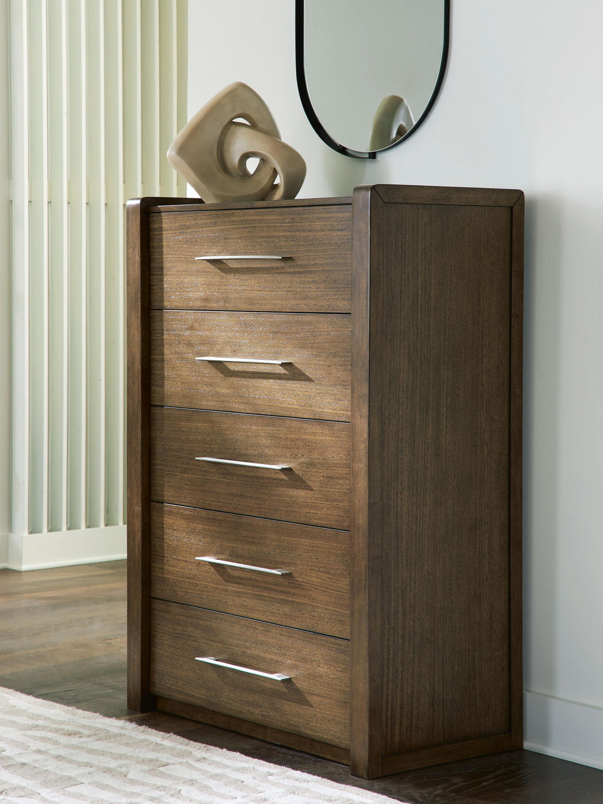 Marxmore - Five Drawer Chest - Brown – view 4