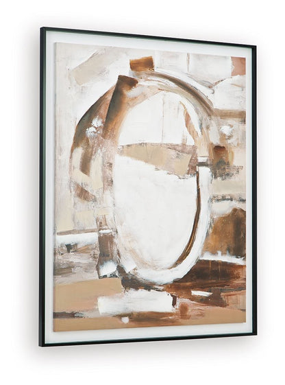 Bradlow - Wall Art - Brown / White / Black by Ashley – view 4