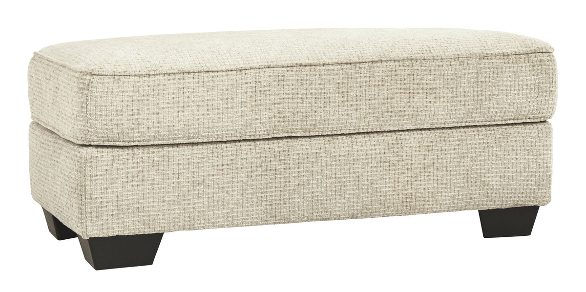 Monaghan - Ottoman - Sandstone by Ashley – Upholstered Ottomans