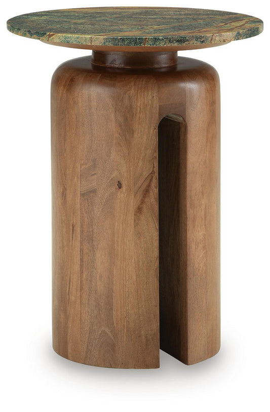 Caplow - Accent Table - Brown / Green by Ashley – Accent Tables