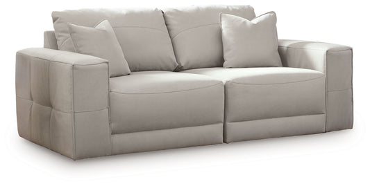 Next-Gen Gaucho - 2-Piece Sectional Loveseat - Gray – Stationary Sectionals