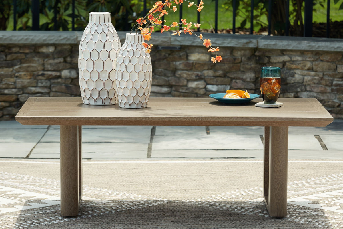 Serene Bay - Rectangular Cocktail Table - Dark Brown by Ashley – view 4