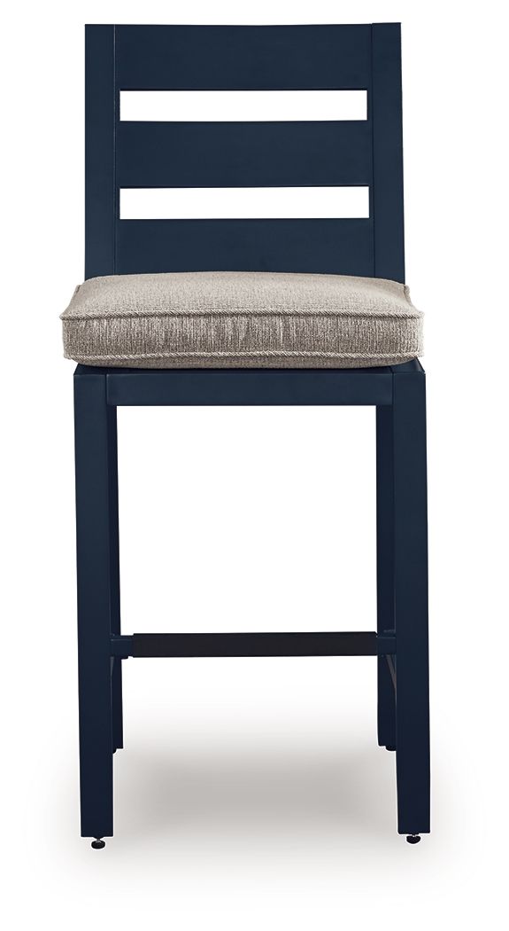East Beach - Barstool (Set of 2) - Blue by Ashley – view 4