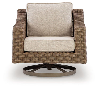 Laguna Heights - Swivel Lounge With Cushion - Beige by Ashley – view 3