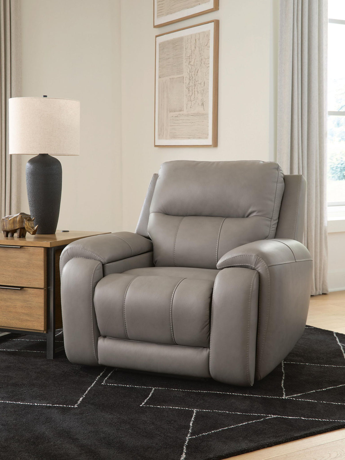 Real Moments - Power Recliner With Audio Seating - Ash by Ashley – view 4