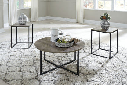 Wadeworth - Occasional Table Set (Set of 3) - Brown / Beige by Ashley – view 4