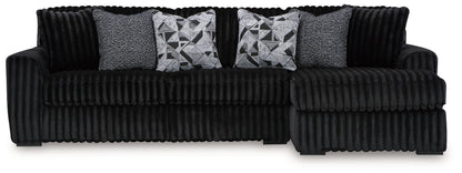 Midnight-Madness - 2 Piece Sectional by Ashley – view 7
