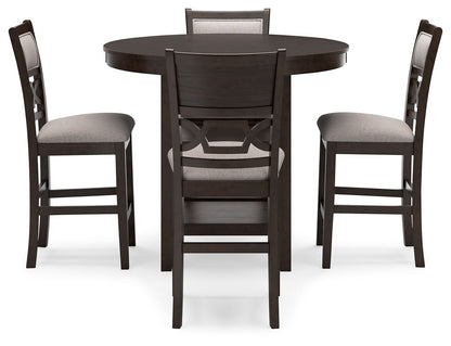 Langwest - Dining Room Counter Table Set (Set of 5) - Brown by Ashley – view 3