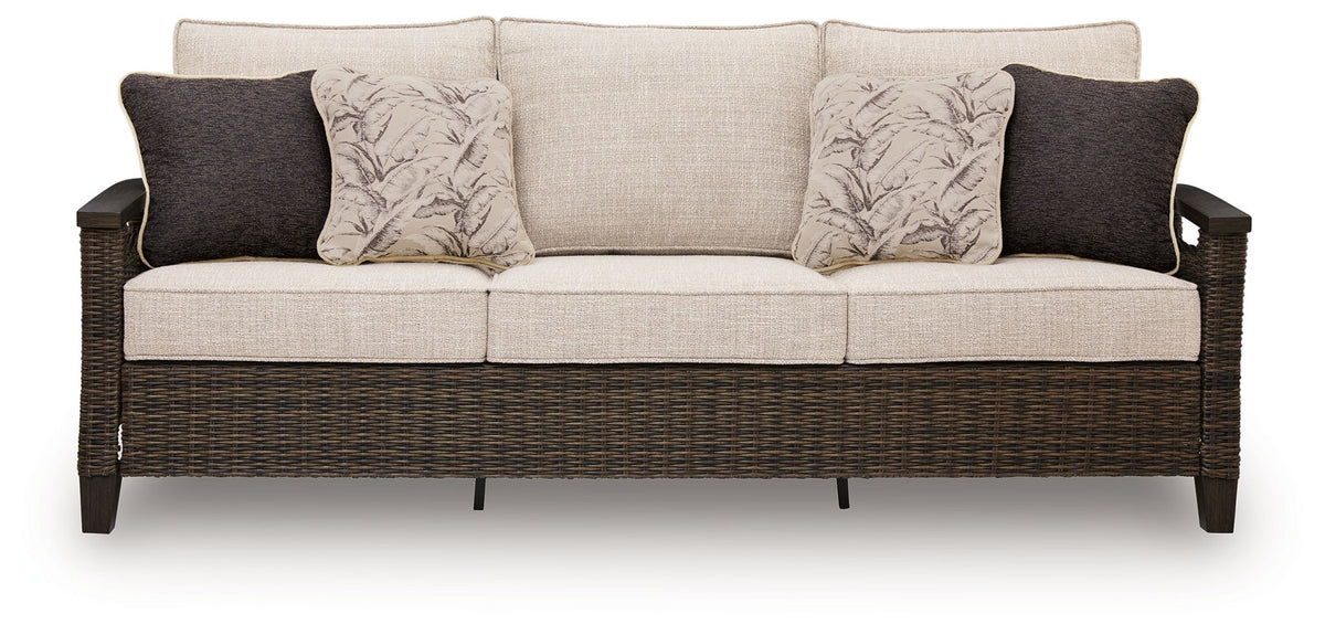 Monterey Point - Sofa With Cushion - Dark Brown by Ashley – view 3