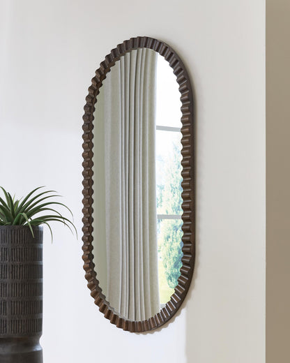 Clorington - Accent Mirror - Dark Brown by Ashley – view 2