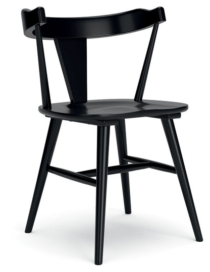 Gretlynn - Dining Room Side Chair (Set of 2) - Black by Ashley – view 4