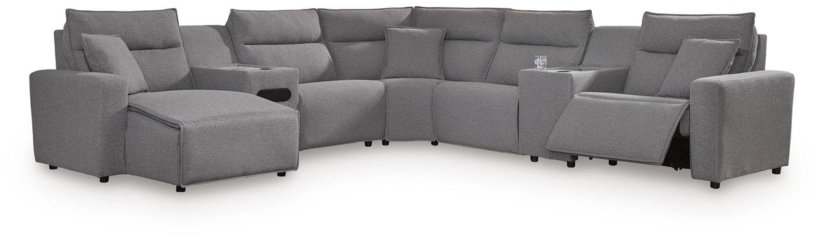 Modmax II - 7 Piece Reclining Sectional by Ashley – view 7