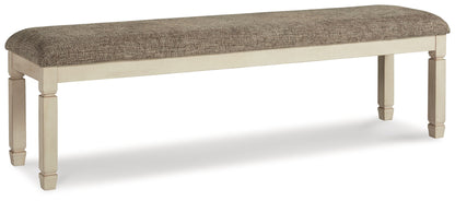 Bolanburg - Extra Large UPH DRM Bench - Brown / Beige by Ashley – Upholstered Benches