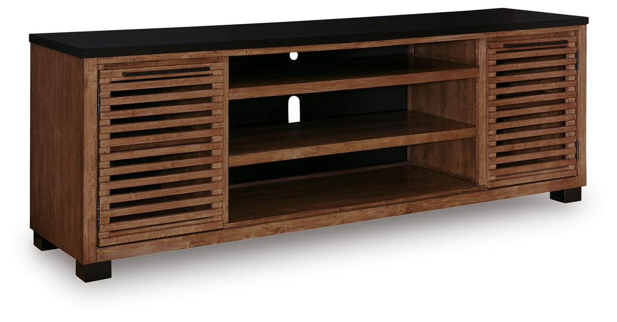 Kallari - TV Stand With Fireplace Option by Ashley – TV Stands