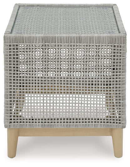 Seton Creek - Square End Table - Gray by Ashley – view 3