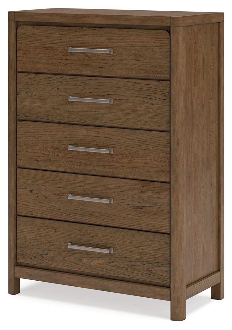 Cabalynn - Five Drawer Chest - Light Brown by Ashley – view 4