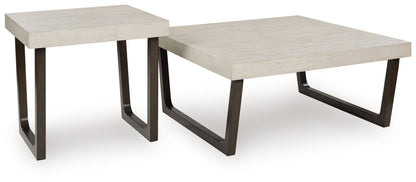 Westenfort - Occasional Table Set (Set of 2) - Espresso / Gray by Ashley – Table Sets