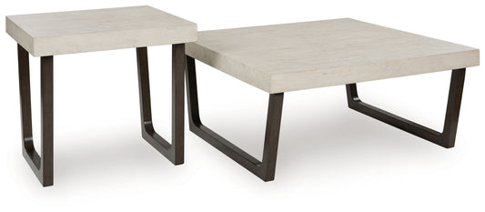 Westenfort - Occasional Table Set (Set of 2) - Espresso / Gray by Ashley – Table Sets
