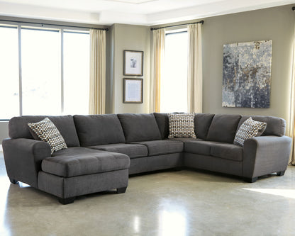Ambee - Left Arm Facing Corner Chaise 3 Pc Sectional - Slate – view 3
