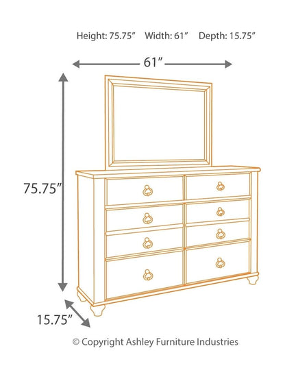 Willowton - Sleigh Bedroom Set by Ashley – view 3