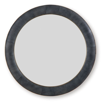 Corinsworth - Accent Mirror - Charcoal / Brass Finish by Ashley – Accent Mirrors