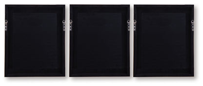 Hendridge - Wall Art Set (Set of 3) - Taupe / White by Ashley – view 4