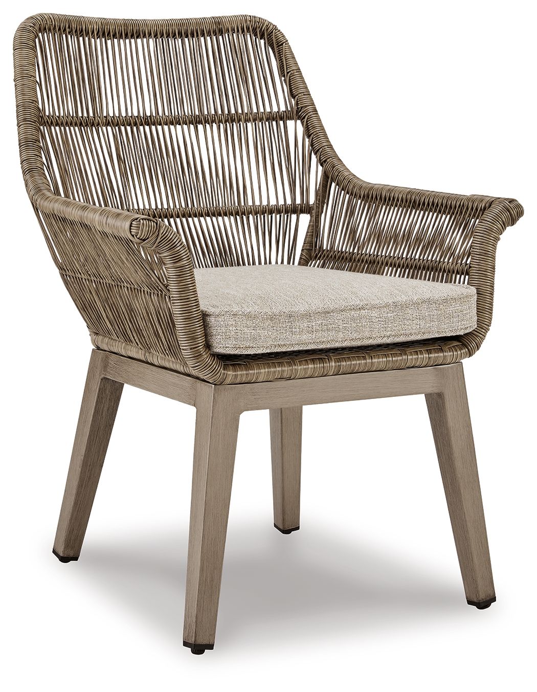 Beach Front - Arm Chair With Cushion (Set of 2) - Beige by Ashley – view 4