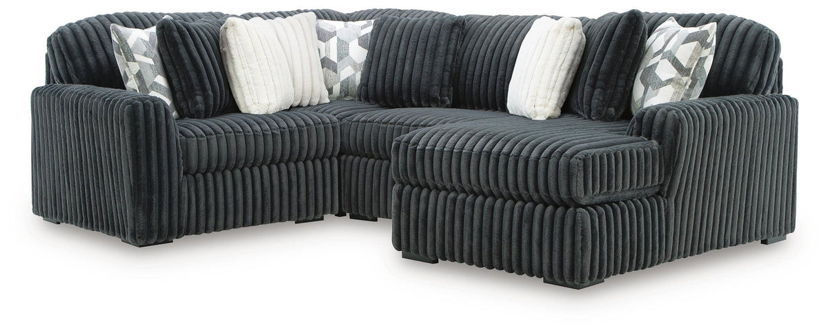 Midnight-Madness - 4 Piece Sectional by Ashley – view 11