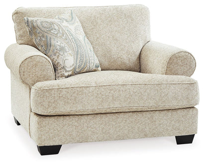 Monaghan - Chair and a Half - Sandstone by Ashley – Arm Chairs