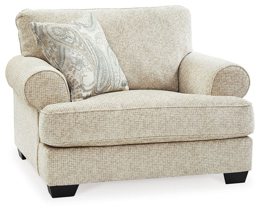 Monaghan - Chair and a Half - Sandstone by Ashley – Arm Chairs