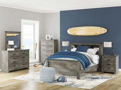 Frandern - Bookcase Panel Bedroom Set by Ashley – 6 Piece Bedroom Sets