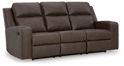 Lavenhorne - Reclining Sofa With Drop Down Table - Umber by Ashley – view 4